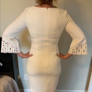 White CK dress